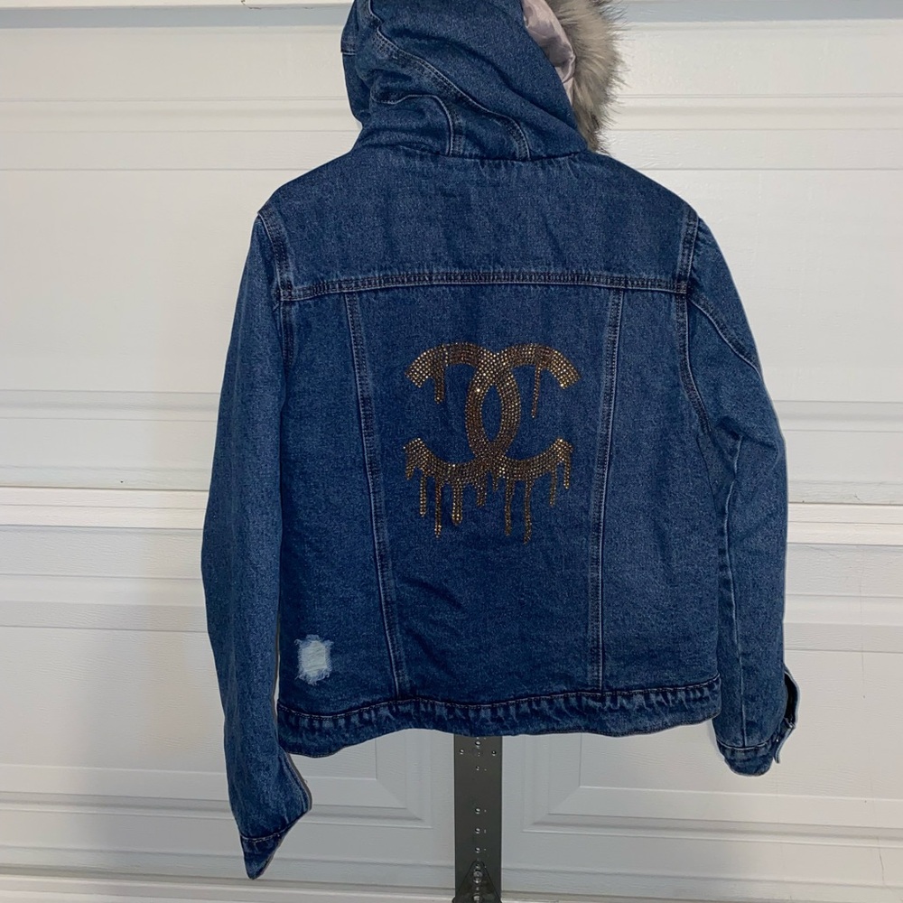 Hooded Jean Jacket